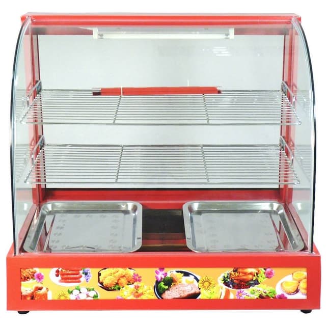 KuKoo 60 cm bred glas madvarmer