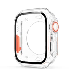 Apple Watch 45 mm hårt skal härdat film integrerat fodral med all inclusive Gjennomsiktig