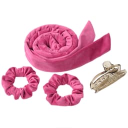Varmefritt hårkrøllehodebånd Rosa