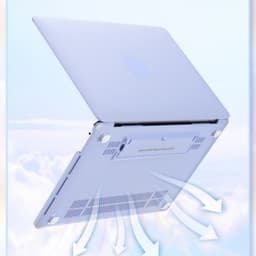Beskyttende plastdeksel med hardt skall Sort Macbook New Pro13 (A1706/A1708/A2289/A2251/A2338)