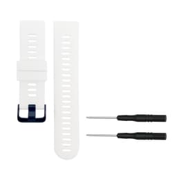 Kellon hihna silikonia Valkoinen Garmin Forerunner 945/935, Garmin Fenix 5