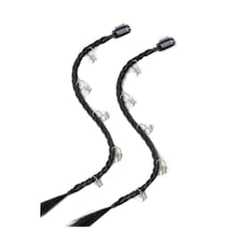 Flätor löshår hårförlängning Butterfly Style 2-pack Sort