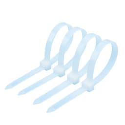 Buntband kabelhantering 3,6 mm bredd 100/150/200/250 mm 400-pack Hvit