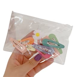 8 stk Glossy Waterdrop BB Hårspenner Flerfarget