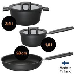 Fiskars HardFace Startsett:1,8L+3,5L+28cm