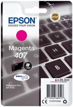 Epson DuraBrite Ultra 407 magenta blekkpatron