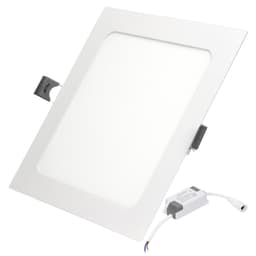 LED-paneeli upotettava valonheitin 12W, viileän valkoinen, kulmikas