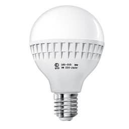 ECD Germany 8 x 9W E27 LED lampe | 2800 Kelvin varm hvid | 584 lumen | 220-240 |