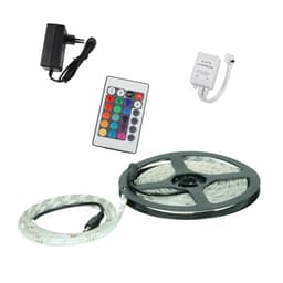 ECD Germany LED Stripe RGB LED fjernbetjening 24 taster med strømforsyning