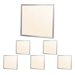 ECD Germany LED panel 36W - 62 x 62 cm - 6-pack - Ultraslim tynd - SMD 3014 -