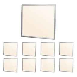 ECD Germany LED-paneeli 36W - 60 x 60 cm - 9-pack - Ultraslim ohut - SMD 3014 -