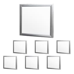 ECD Germany LED-panel 12W - 30x30 cm - 7-pack - ultratunn - SMD 3014 -