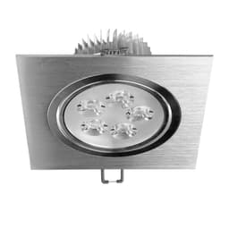ECD Germany 5er Pack LED upotettava valaisin 5W 230V - kulmikas - 355 Lumen -