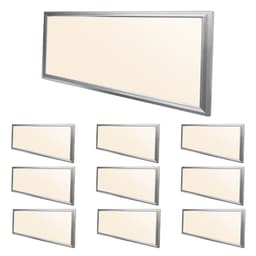 ECD Germany LED-paneeli 18W - 60 x 30 cm - 10 kpl - Ultraslim Thin - SMD 3014 -