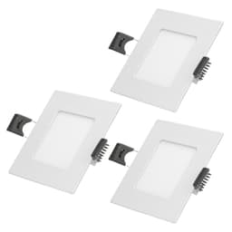 ECD Germany 3-pak LED forsænket lys 3W - panel i loftet projektører Ultraslim -