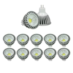 ECD Germany 10 x LED-spot MR16 COB, kold hvid, 4W