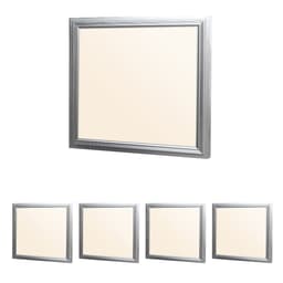 ECD Germany LED-paneeli 12W - 30 x 30 cm - 5-pack - Ultraslim Thin - SMD 3014 -