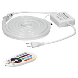 ECD Germany Neon LED Strip RGB 3m dæmpbar - SMD 5050 - 60 LEDs / m - 9W / m -