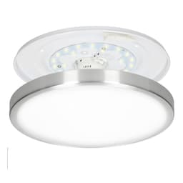 ECD Germany taklampa LED vit - 10 tak ljus runt Ø300 mm - 12W 220-240V 960 lumen