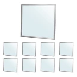 ECD Germany LED panel 36W - 62 x 62 cm - 9 er-Pack - Ultraslim tynd - SMD 3014 -