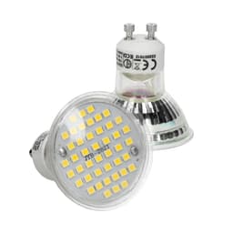 ECD Germany 20 LED-lampun kohdevalaisin GU10 44SMD 3W - korvaa 20 W lampun -