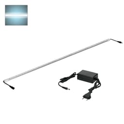 ECD Germany 1x LED-underbelysning 100cm med strømforsyning 2A - 5050SMD 60 LEDs