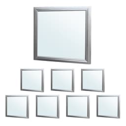 ECD Germany LED-paneeli 12W 30x30 cm - 8-pack - Ultraslim Thin - SMD 3014 -
