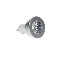 ECD Germany 4 stk GU10 RGB LED Spot - 3W - Dimmable - AC 220-240 V - 16 farver -