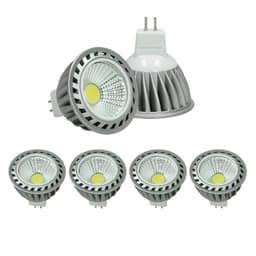 ECD Germany LED COB MR16 spot lys lampe pære spotlight pære 4W Kold hvid 4-er