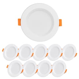 LED forsænket lysinstallation panel loftslampe panel belysning 5W neutral hvid
