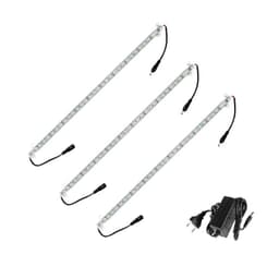 ECD Germany 3x kabinet lys bar lys stribe lys 0,5m bunden køle hvid