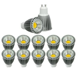 ECD Germany 10-pack GU10 COB Spot 9W - n. 466 lumenia - korvaa 60W