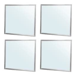 ECD Germany 4 stk Ultraslim tynd LED panel 36W 60 x 60 cm 3014 kold hvid SMD