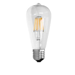 10 x E27 LED pære glødetråd stempel Vintage elektriske pærer varm hvidt lys 8W