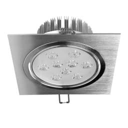 ECD Germany 2-pak LED-indbygget spotlight 9W 230V 668 lumen varm hvid 3000K -