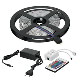 ECD Germany 2 x LED Stribe 1 x RGB LED fjernbetjening 24 knapper 1 x Power