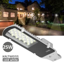 LED katuvalaisin, viileän valkoinen, vedenpitävä 24W