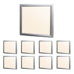 ECD Germany LED-paneeli 12W - 30 x 30 cm - 9-pack - Ultraslim Thin - SMD 3014 -