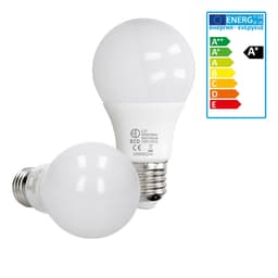 ECD Germany 3-pack E27 LED-lamppu 9W - korvaa 60W hehkulampun - lämmin valkoinen