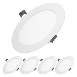 ECD Germany 5 LED-paneelin upotettava valonheitin 9W korvaa 50W halogeenin -