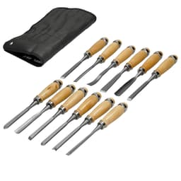 Carving urgröpningar 12 st stämjärn mejsel carving 10-pack
