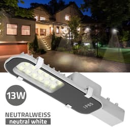 LED gadelygte vejbelysning gadelygte 12W Neutral Hvid IP65 Udendørs