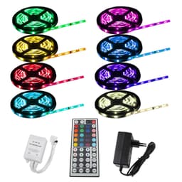ECD Germany LED bånd 5050 SMD, 9 meter (4 + 5 meter) / 30 LED pr meter / energi