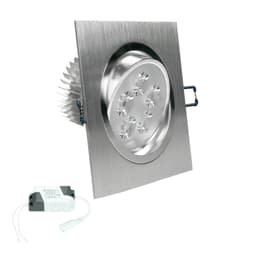 ECD Germany 6 LED upotettavat valonheittimet 5W 230V - kulmikas - 355 Lumen -
