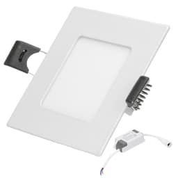 ECD Germany 1-pak LED-indbygget spotlight 3W erstatter 25W halogen - flad