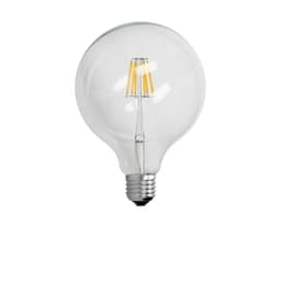 ECD Germany Sæt med 4 LED glødepære E27 Edison - 6W - 125 mm - 624 Lumen - 120 °