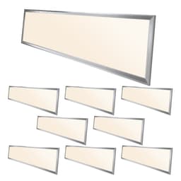 ECD Germany LED-paneeli 42W - 120 x 30 cm - 9-pack - Ultraslim ohut - SMD 3014 -