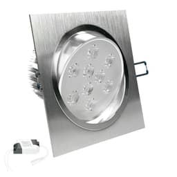 ECD Germany 2er Pack LED Upotettava valonheitin 9W 230V 676 Lumen