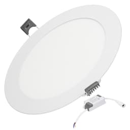 ECD Germany 1-pak LED-indbygget spotlight 12W erstatter 65W halogen - flad
