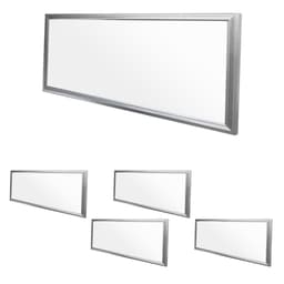 ECD Germany LED-paneeli 18W - 60 x 30 cm - 5-pack - Ultraslim Thin - SMD 3014 -
